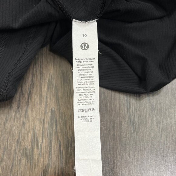 Lululemon Align Ribbed High-Rise Pant 28" Black - Picture 9 of 9